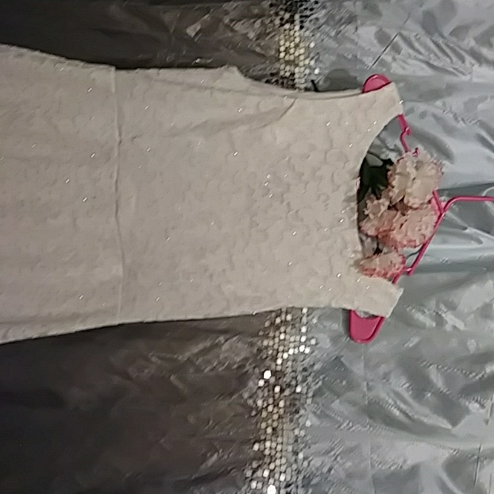 White womens dress
